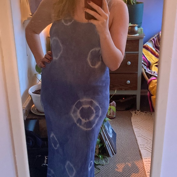 Gap tie dye knitted 90s maxi dress - Picture 2 of 4